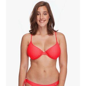 Body Glove Women's 3950615D Smoothies Solo Solid Underwire Bikini Top Size DD